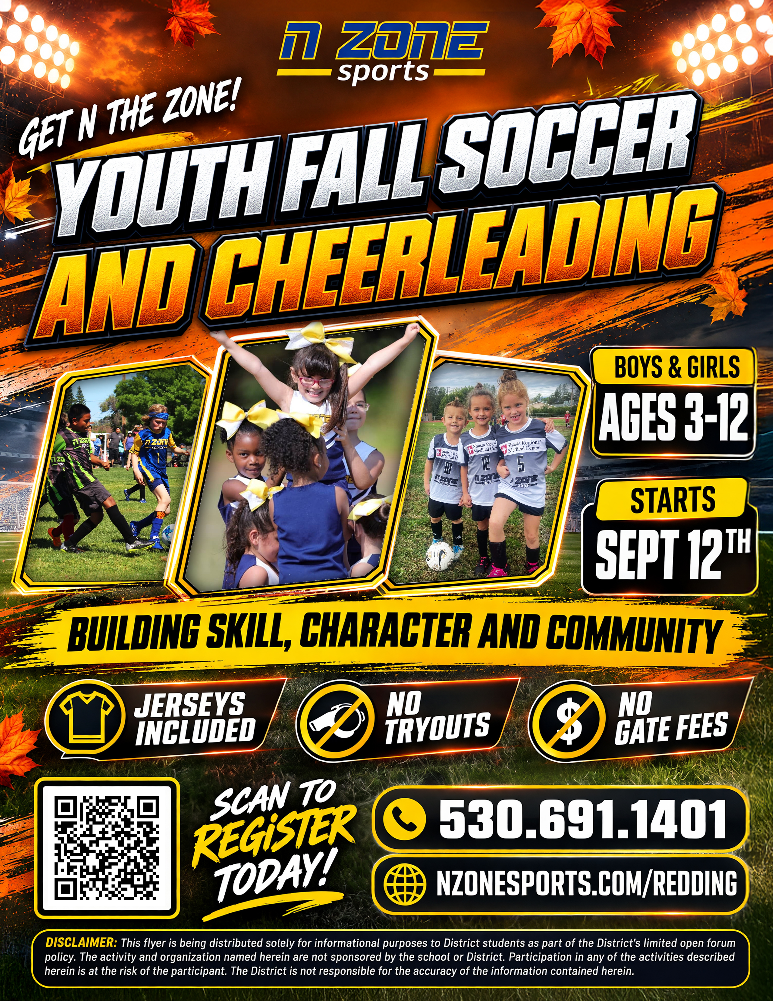 N Zone Sports Flyer